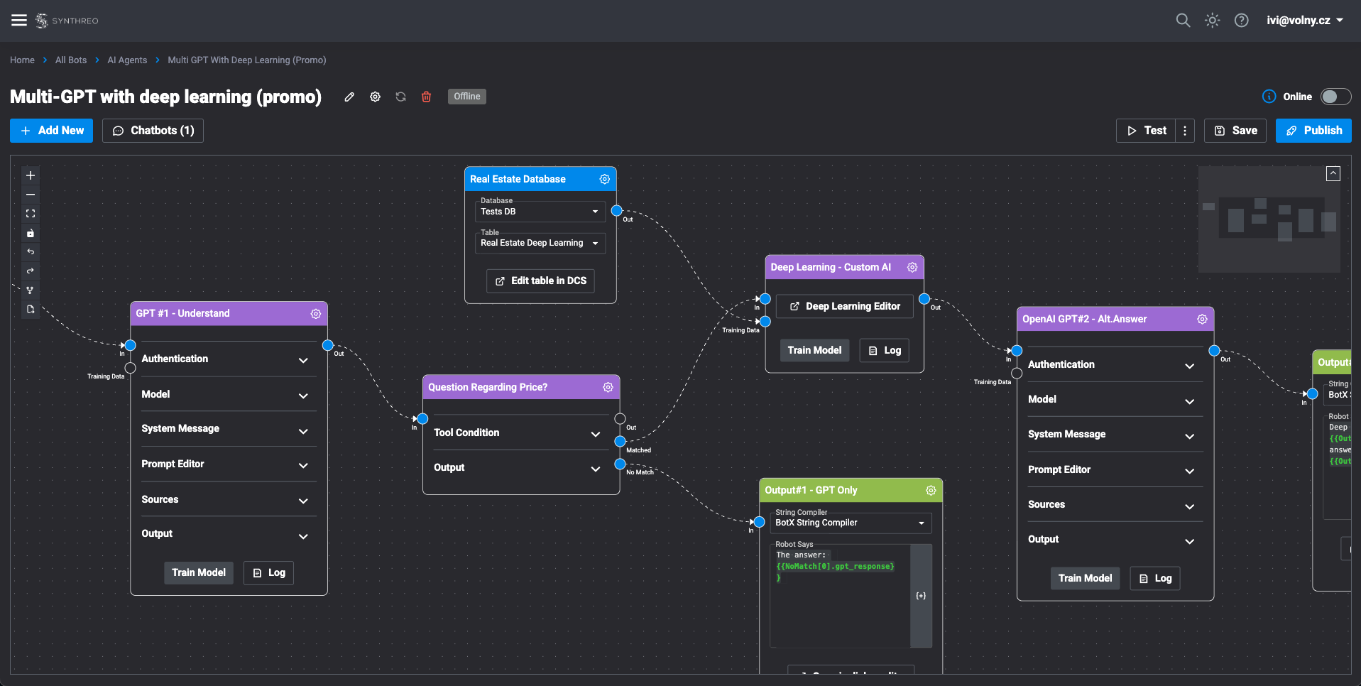 Visual AI Workflow Builder